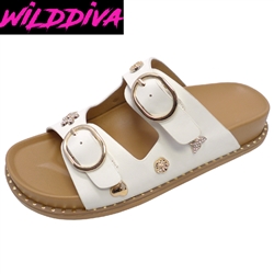 VDARA-03 WHOLESALE WOMEN'S FOOTBED SANDALS
