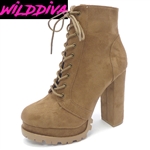 VIVIAN-01 WHOLESALE WOMEN'S LUG SOLE BOOTS ***VERY LOW STOCK