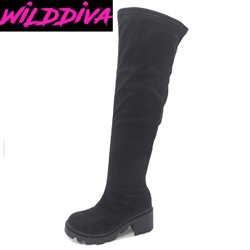 *SOLD OUT*VIVICA-10W WHOLESALE WOMEN'S KNEE HIGH BOOTS *WIDE CALF