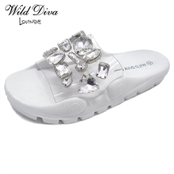 YORK-07 WHOLESALE WOMEN'S FASHION FOOTBED SANDALS