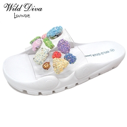 YORK-07A WHOLESALE WOMEN'S FASHION FOOTBED SANDALS