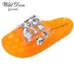 YORKY-01 WHOLESALE WOMEN'S FASHION FOOTBED SANDALS ***LOW STOCK